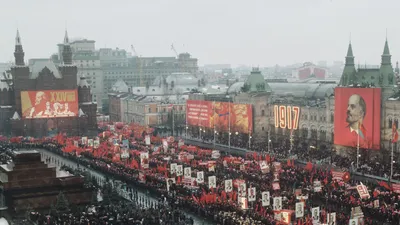 Открытки и плакаты из советского детства к празднику 7 Ноября | MAXIM