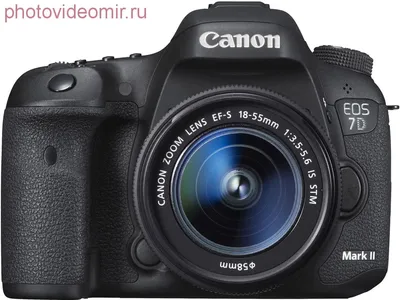 Купить Фотоаппарат Canon EOS 7D mark II kit EF-S 18-55 IS STM в  ФотоВидеоМире
