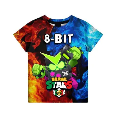 8 Bit Virus Brawl Stars T-Shirt | Brawler Stars