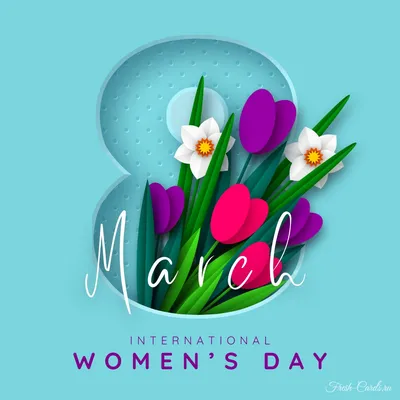 Обои на рабочий стол Игрушечная машинка везет на крыше сердечко и фраза 8  march, Happy Womans day / 8 марта, Международный женский день на размытом  фоне, обои для рабочего стола, скачать обои, обои бесплатно