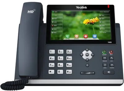 IP-телефон Yealink SIP-T48S, цветной сенсорный экран, PoE, GigE, без БП по  цене 24 790 руб. в фирменном магазине YEALINK в России
