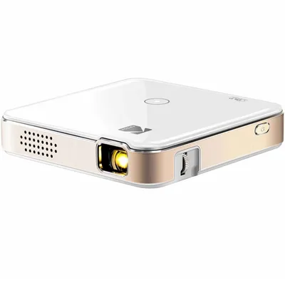 Wejoy DL-S6+ 1000 Lumens 854x480 Smart Mini Projector, RK3128 CPU,  1GB+32GB, Android 4.4, Bluetooth, WiFi, HDMI(Rose Gold)