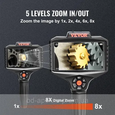 EVOR эндоскоп камера тройной объектив 5\" IPS экран 854x480 инспекционная  камера 5 м кабель трубы камера (ID#1876930154), цена: 5216 ₴, купить на  Prom.ua