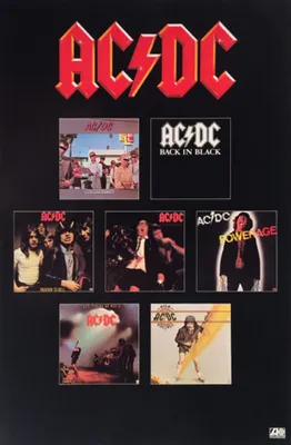 Музыкальная группа рока AC/DC - обои на рабочий стол