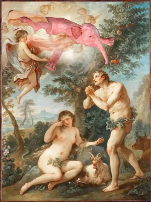 Wenzel Peter, Adam and Eve in the Garden of Eden
