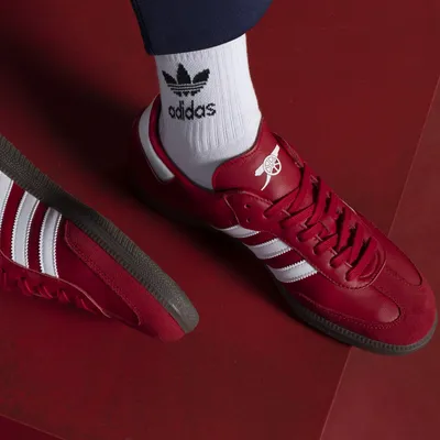 Shoes - Samba Arsenal Shoes - Red | adidas Oman