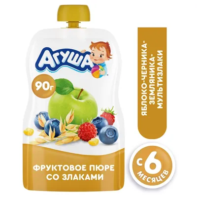Йогурт питьевой Агуша Яблоко зеленое-Мелисса для детского питания с 8  месяцев 2.7%, 180г - купить с доставкой в Самаре в Перекрёстке