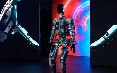 мультфильм как робот ИИ в 3d рендеринге смотрит вверх, 3д робот, робот  талисман, милый робот фон картинки и Фото для бесплатной загрузки