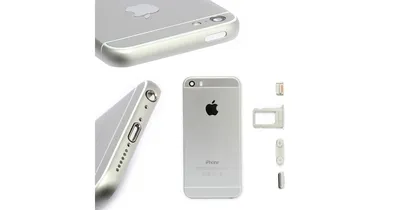 Бампер для iPhone 5/5s/SE Patchworks Colorant B1X белый