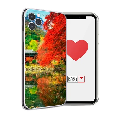 Силиконовый чехол для iPhone 11 Pro Max с принтом «Осенний сад» — купить в  интернет-магазине Case Place