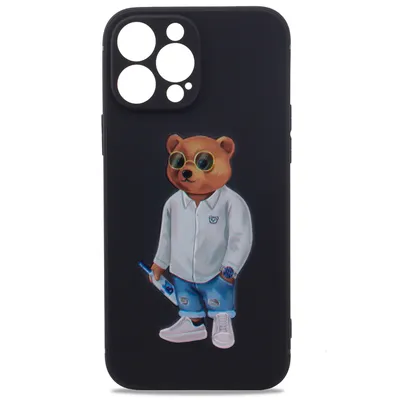 ᐉ Купить Чехол силиконовый \"Веселые мишки\" для iPhone 13 Pro мишка в  рубашке в Тюмени недорого, цена, сколько стоит