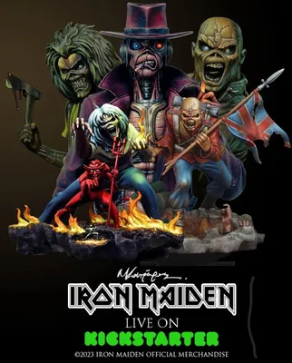 Iron maiden statues : r/ironmaiden