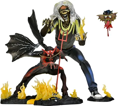 NECA Iron Maiden 7\" Scale Action Figure Set – Ultimate Number of the Beast  (40th Anniversary) 33690 - Best Buy