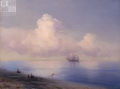 Картины Айвазовского на тему Бриг «Меркурий»