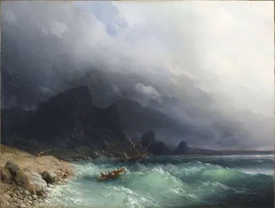 Иван Айвазовский «Шторм на море» | Stormy Sea Oil on canvas;… | Flickr