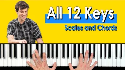 Play Piano In All 12 Keys - Scales Fingering and Chords - YouTube