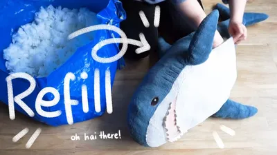 59 Inch Creative Shark Cat Ikea Shark Plush Soft, Cute, And Comfortable  Doll For Kids Sleeping And Gifting DY10092 From Dorimytrader, $57.67 |  DHgate.Com