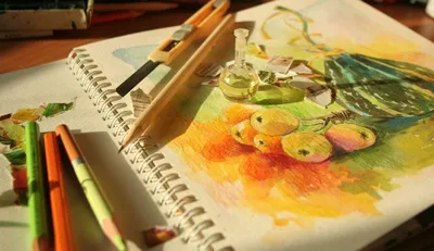 Как рисовать акварельными карандашами для начинающих - kalachevaschool.ru