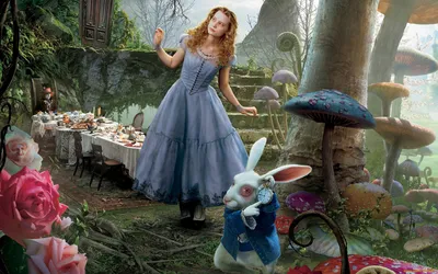 Обои Алиса в стране чудес Кино Фильмы Alice in Wonderland, обои для  рабочего стола, фотографии алиса, стране, чудес, кино, фильмы, alice, in,  wonderland, заяц, в Обои для рабочего стола, скачать обои картинки