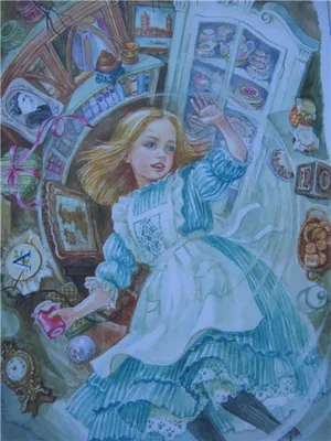 Алиса в стране чудес рисунки - 71 фото