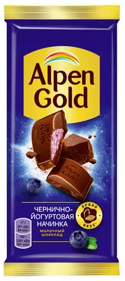 Шоколад молочный Alpen Gold с фундуком и изюмом, 85г - купить с доставкой в  Самаре в Перекрёстке