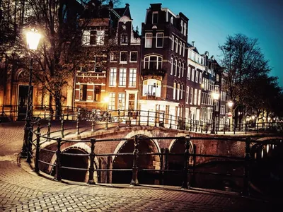 Фотообои Амстердам на стену. Купить фотообои Амстердам в интернет-магазине  WallArt