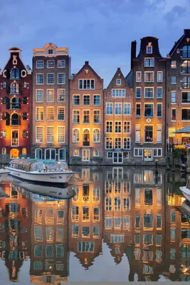 Картина по номерам \"Вид на реку. Амстердам\"
