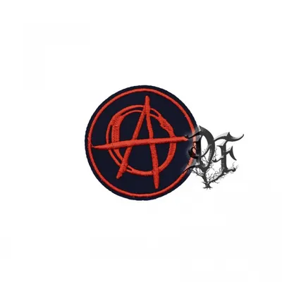 3D анархия, анархия, анархистический символ красный на белом фоне  Иллюстрация штока - иллюстрации насчитывающей эмблема, художничества:  162337449
