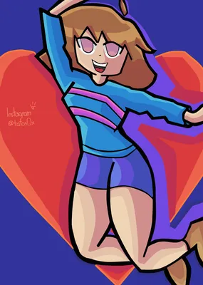 Frisk and Chara art fusion : r/Undertale