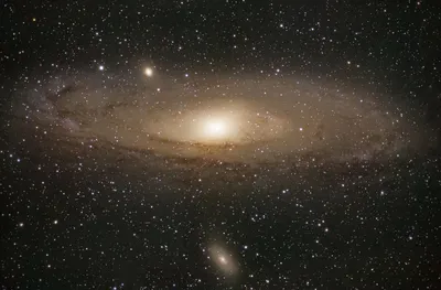 The Andromeda galaxy - captured with an 11 inch telescope from the desert :  r/space