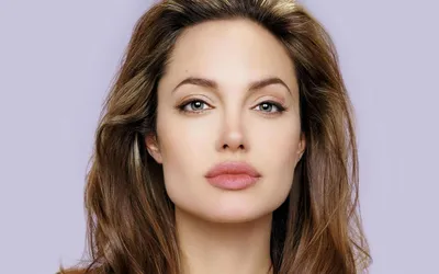 Обои на рабочий стол Крупные губы Angelina Jolie / Анджелина Джоли , обои  для рабочего стола, скачать обои, обои бесплатно