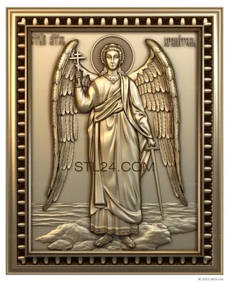 Купить рукописную икону Ангела Хранителя №3 в Москве с бесплатной доставкой  по России