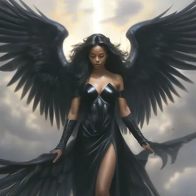 Black Angel by Verbena's dream Studio | Пикабу