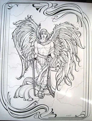 Ангел Хранитель - Изобразительное искусство - Карандаш, ручка, фломастер.