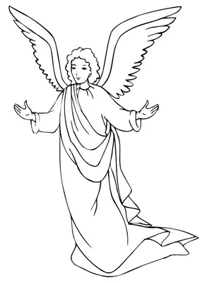 Как нарисовать ангела с крыльями просто и легко - поэтапные уроки карандашом  для детей и начинающих (74 фото)