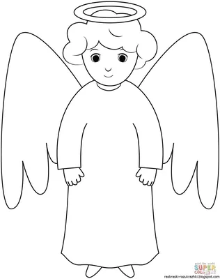 Ангел хранитель раскраска для детей - 45 фото
