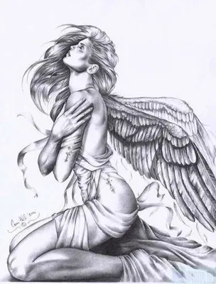 Падший ангел рисунок - 81 фото