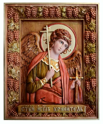 Икона Образ Святого Ангела Хранителя . Православная роспись. 300-250-40 -  купите у нас. Отличные цены!