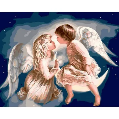 Картина по номерам Милые ангелочки, Rainbow Art, GX32110 - описание,  отзывы, продажа | CultMall
