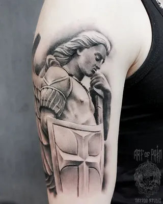 Ангел-хранитель на плече: одна из самых популярных татуировок - tattopic.ru