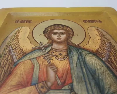 Икона Ангела Хранителя в наличии, оклад из массива серебра
