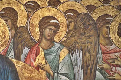 Икона Святого Ангела хранителя, 04002 - Купить полиграфическую икону на  холсте