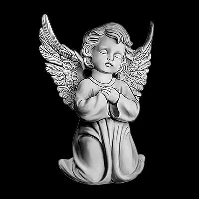 Заказать №10 Ангел гравировка на памятник за 2.500 руб.2.500 руб.