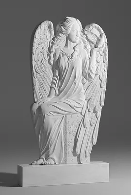 Памятник ребенку Ангел с крыльями - купить в интернет-магазине.