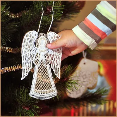 Ангел Рождества с ёлкой - купить по выгодной цене | Salzburg crafts