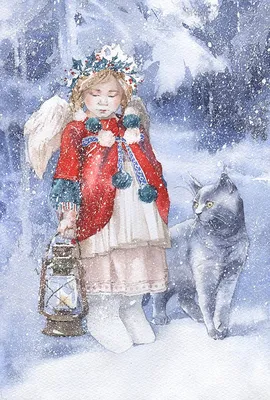 Ангел рождества держа звезду рождества Карточка с Рождеством Христовым  Стоковое Изображение - изображение насчитывающей мило, звоном: 131545985