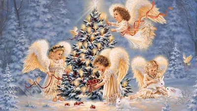Пазл «Ангел Рождества» из 208 элементов | Собрать онлайн пазл №97537