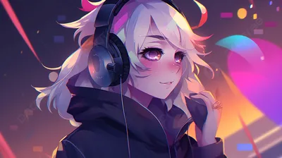 An Anime Character With Headphones On Background, Discord Profile Pictures,  Discord, Chat App Background Image And Wallpaper for Free Download