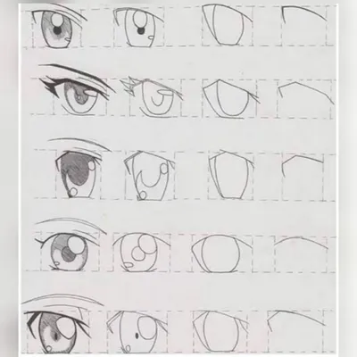Как нарисовать лицо аниме девушки поэтапно 4 урока