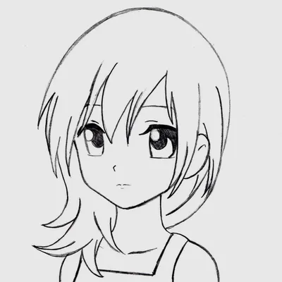 Рисунки карандашом для начинающих аниме персонажи (21 шт)